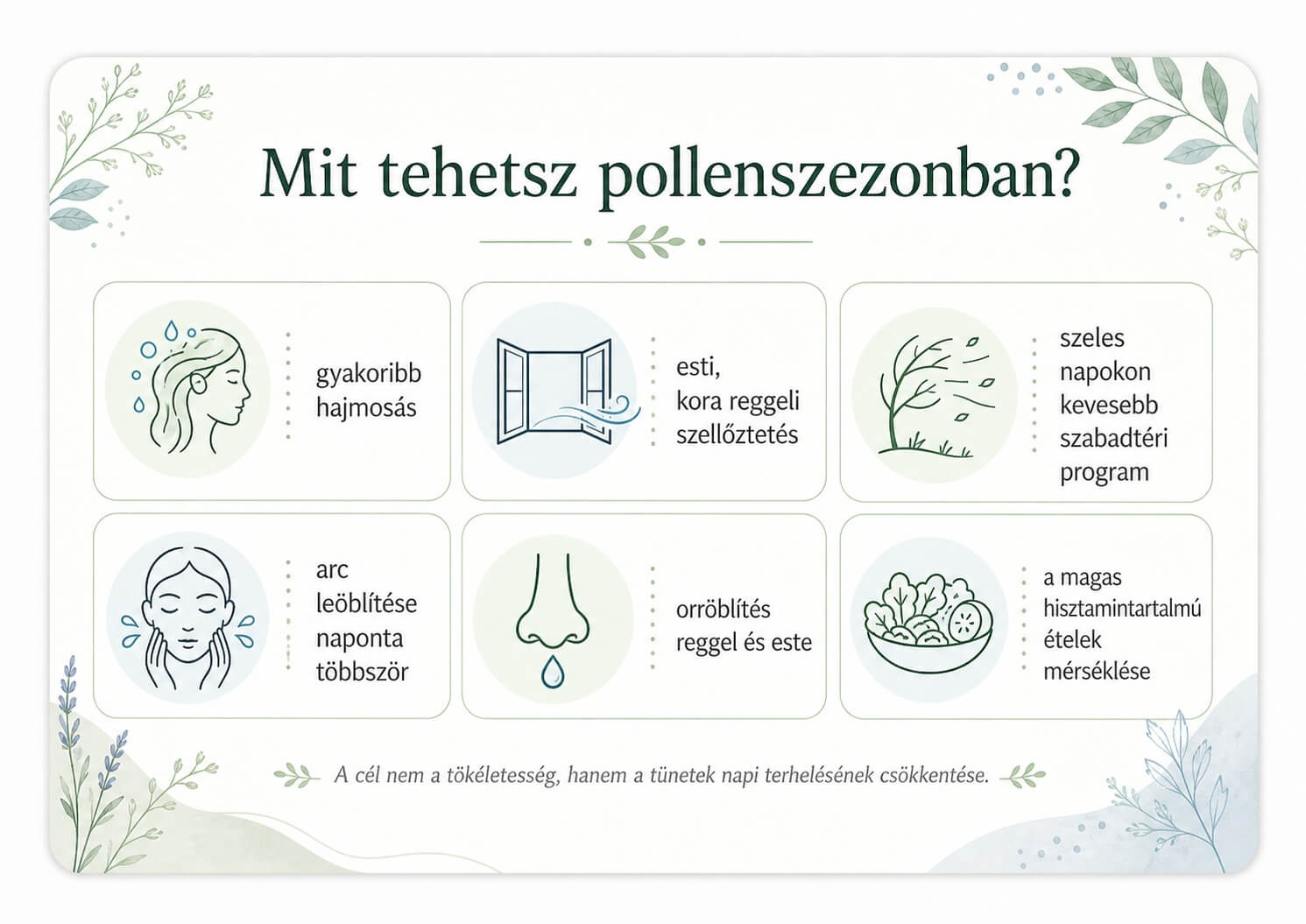 HerbaTherapy mit tehetsz a pollenszezonban szénanátha esetén